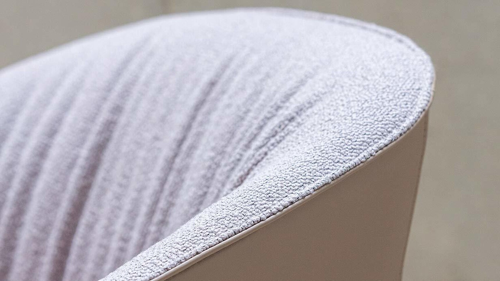 Boss Design Paloma Plush Lounge Chair With Four Star Base Detail Image Of Inner and Outer Upholstery