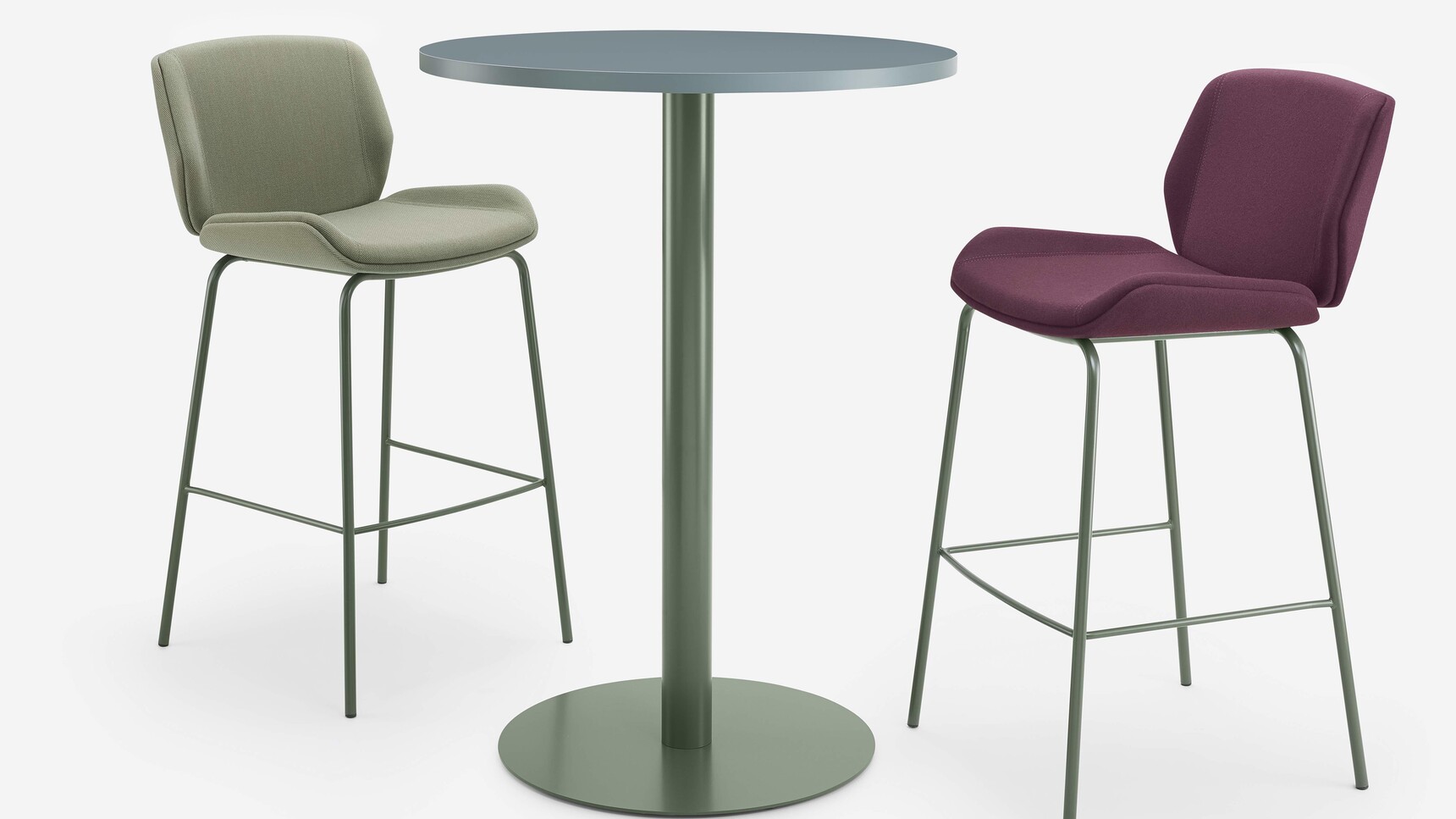 Boss Design Reef Circular Poseur Height Table Family Image