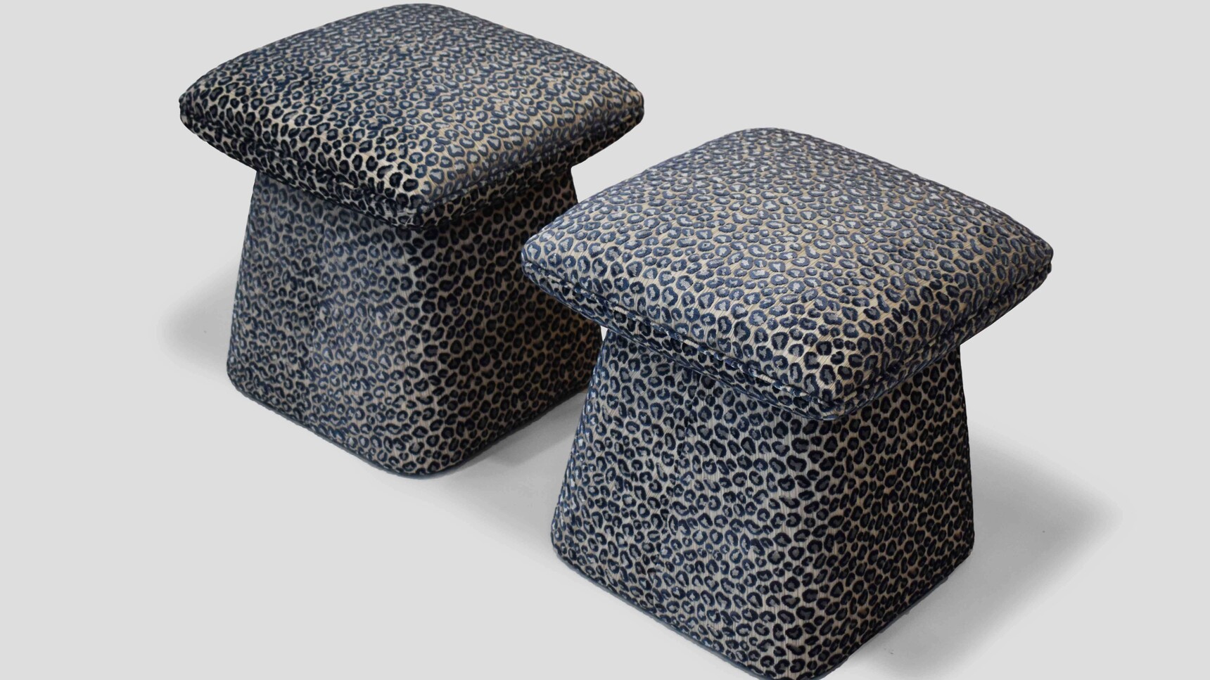 OB&B Scatter Stools Leopard Upholstery Family Image