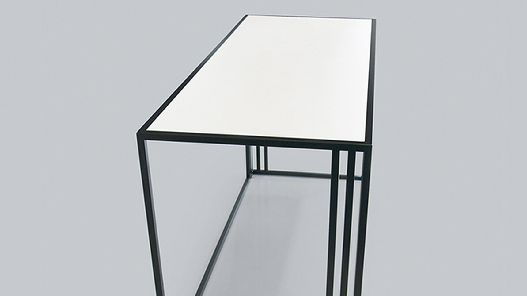 OB&B Club Console Table White Top Detail Image