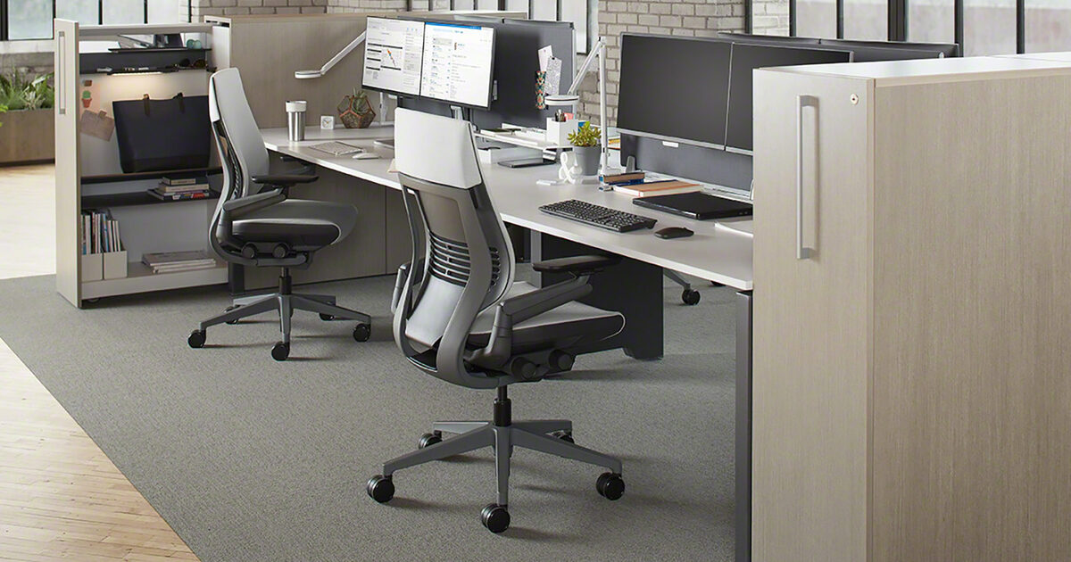 Steelcase reception desk deals