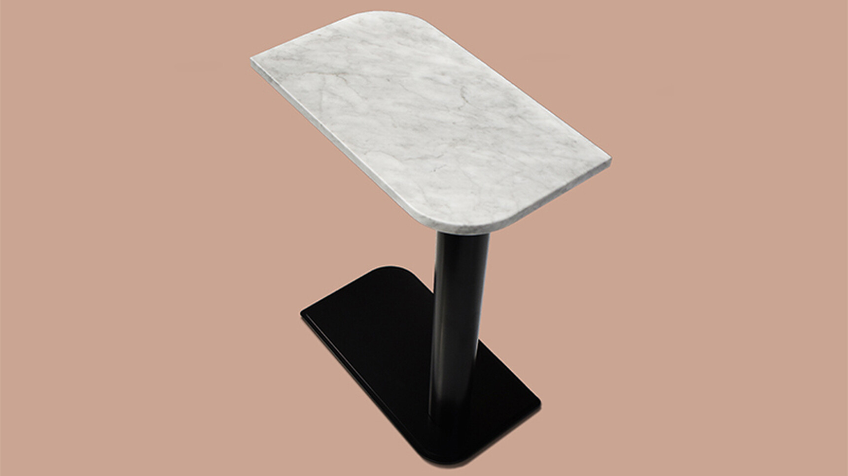 OB&B Bubba Table Marble Black Base Family Image