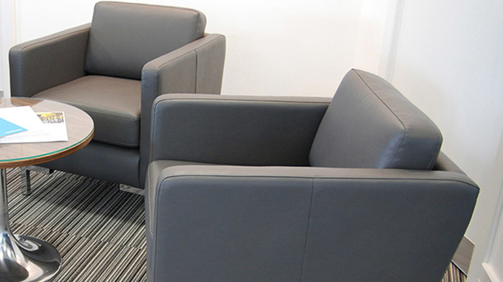 OB&B Havannah Lounge Chairs Grey Upholstery Family Image