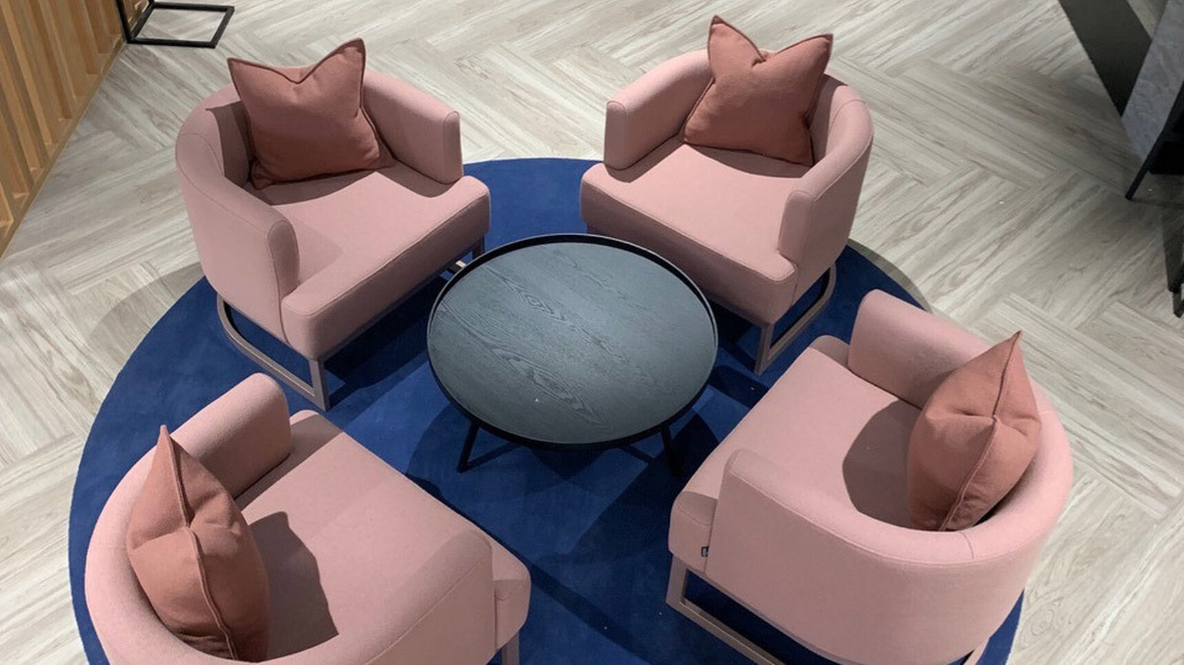 OB&B Grace Lounge Chairs In Lounge Setting