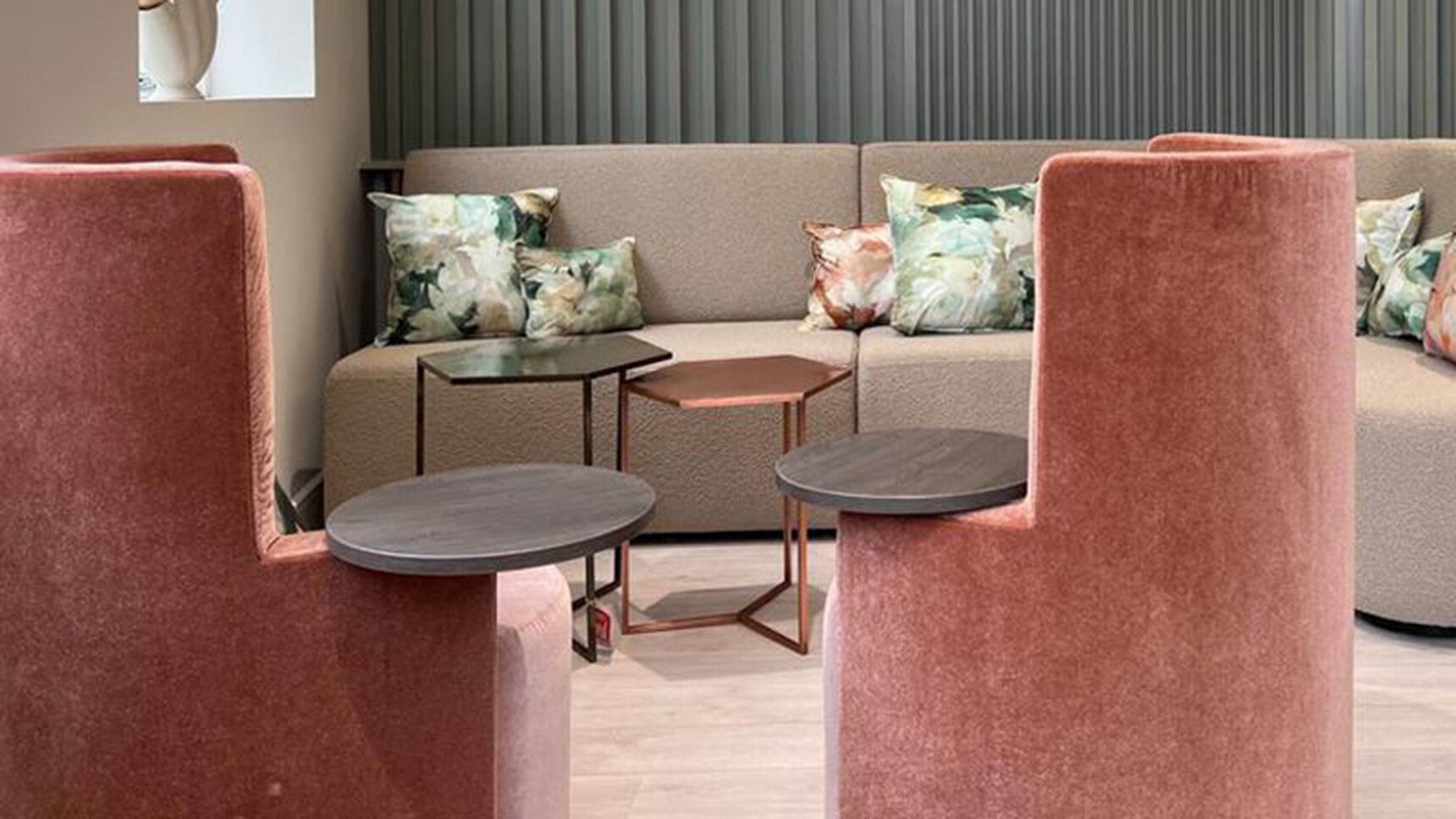 Two OB&B Bubba Pods In Office Setting