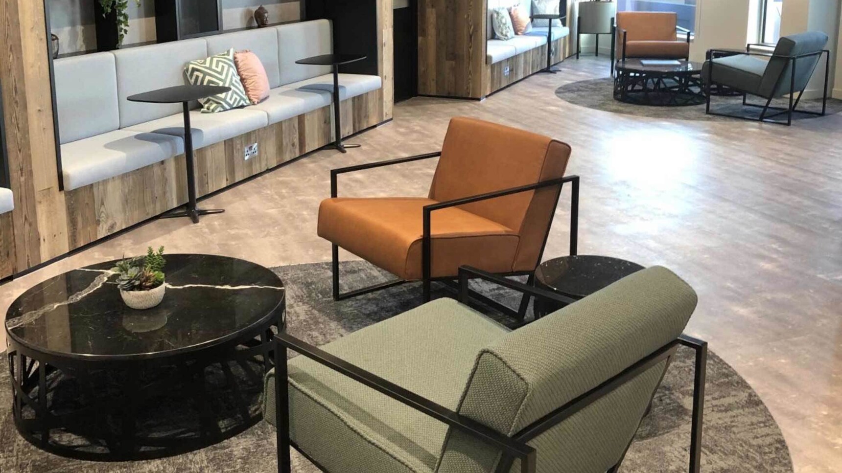 Two OB&B Audrey Lounge Chairs Family Image