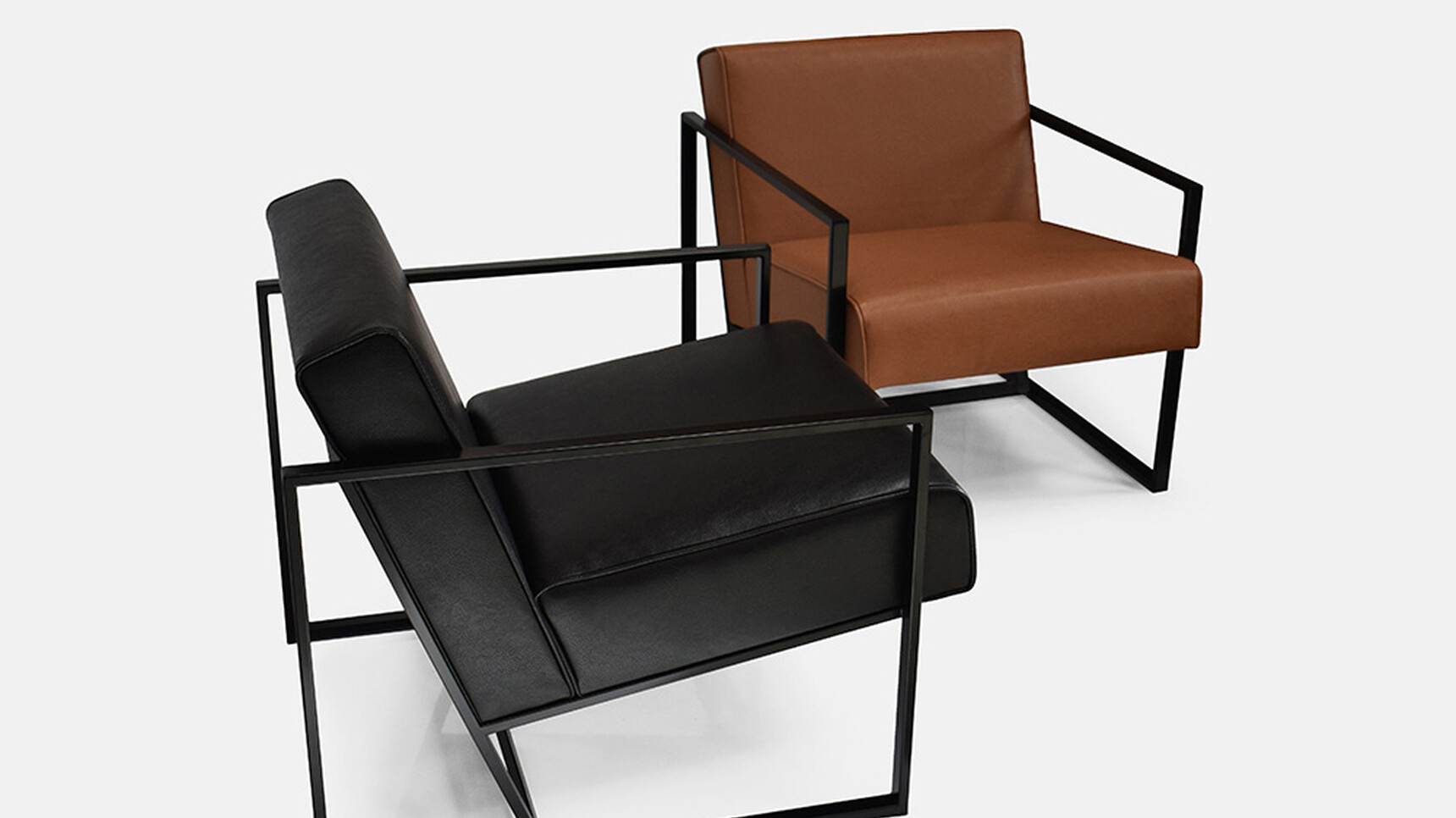 Two OB&B Audrey Chair Tan Black Upholstery Family Image