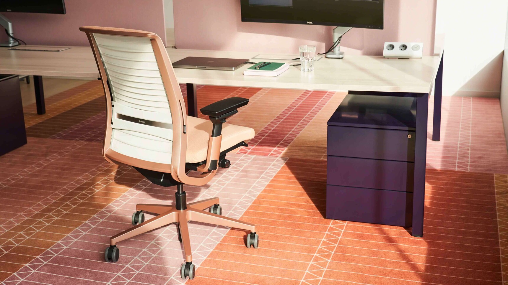 Steelcase Think V2 Quilted Office Chair With Lux Finish Matt Copper Finish Family Image