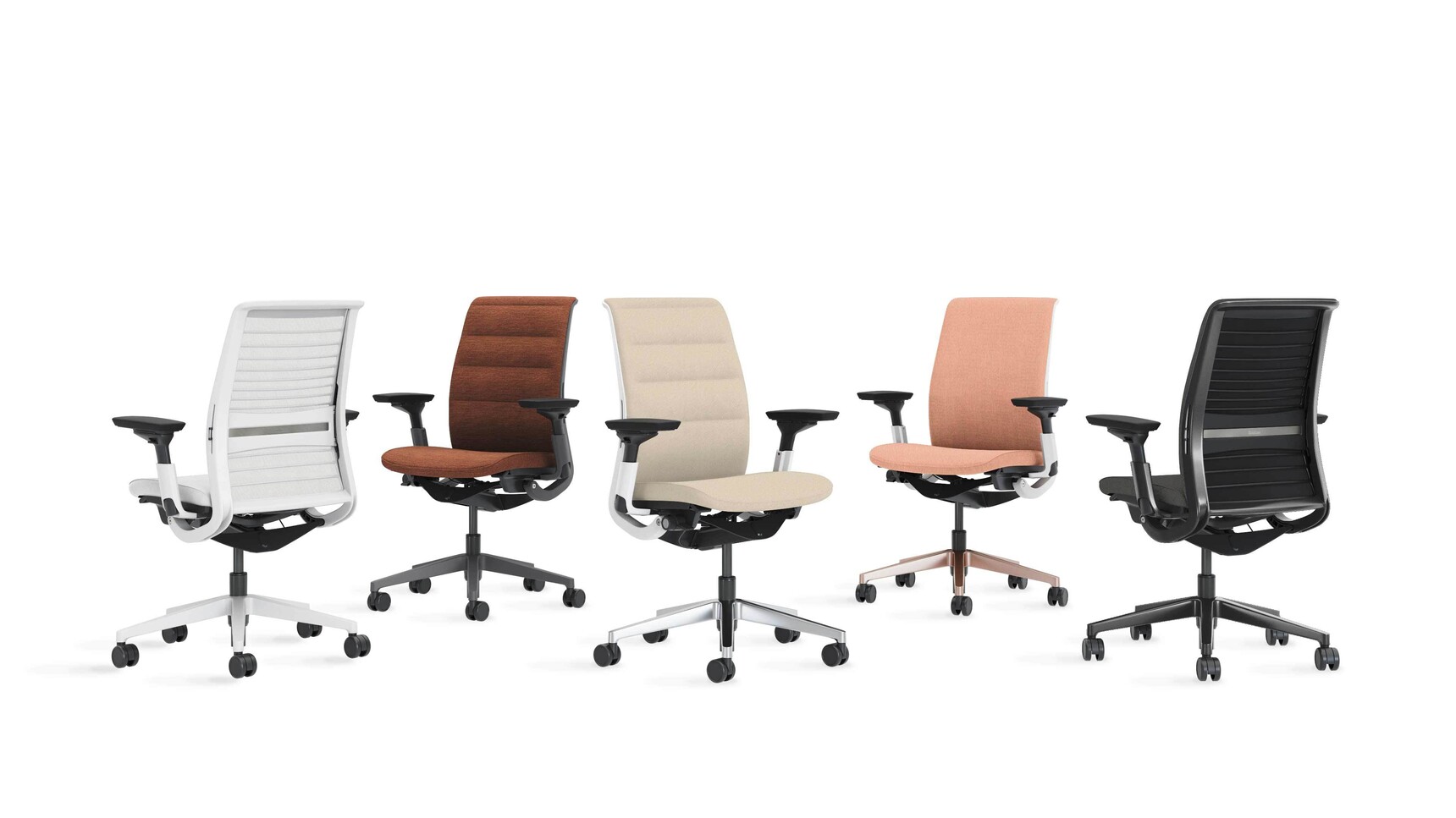 Steelcase Think V2 Quilted Office Chairs Group Image