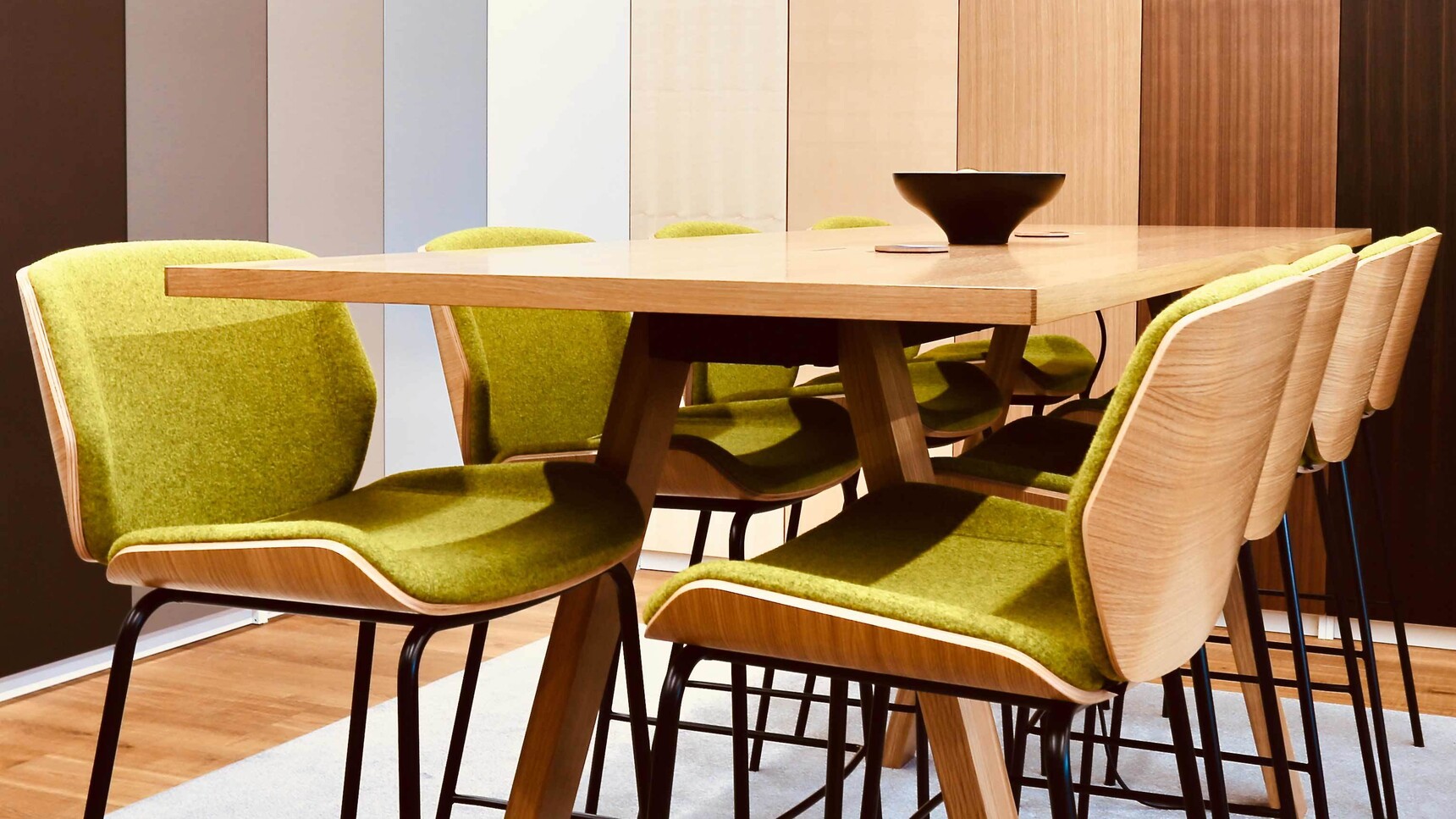 Workbench A Star Rectangular High Table Oak Family Image