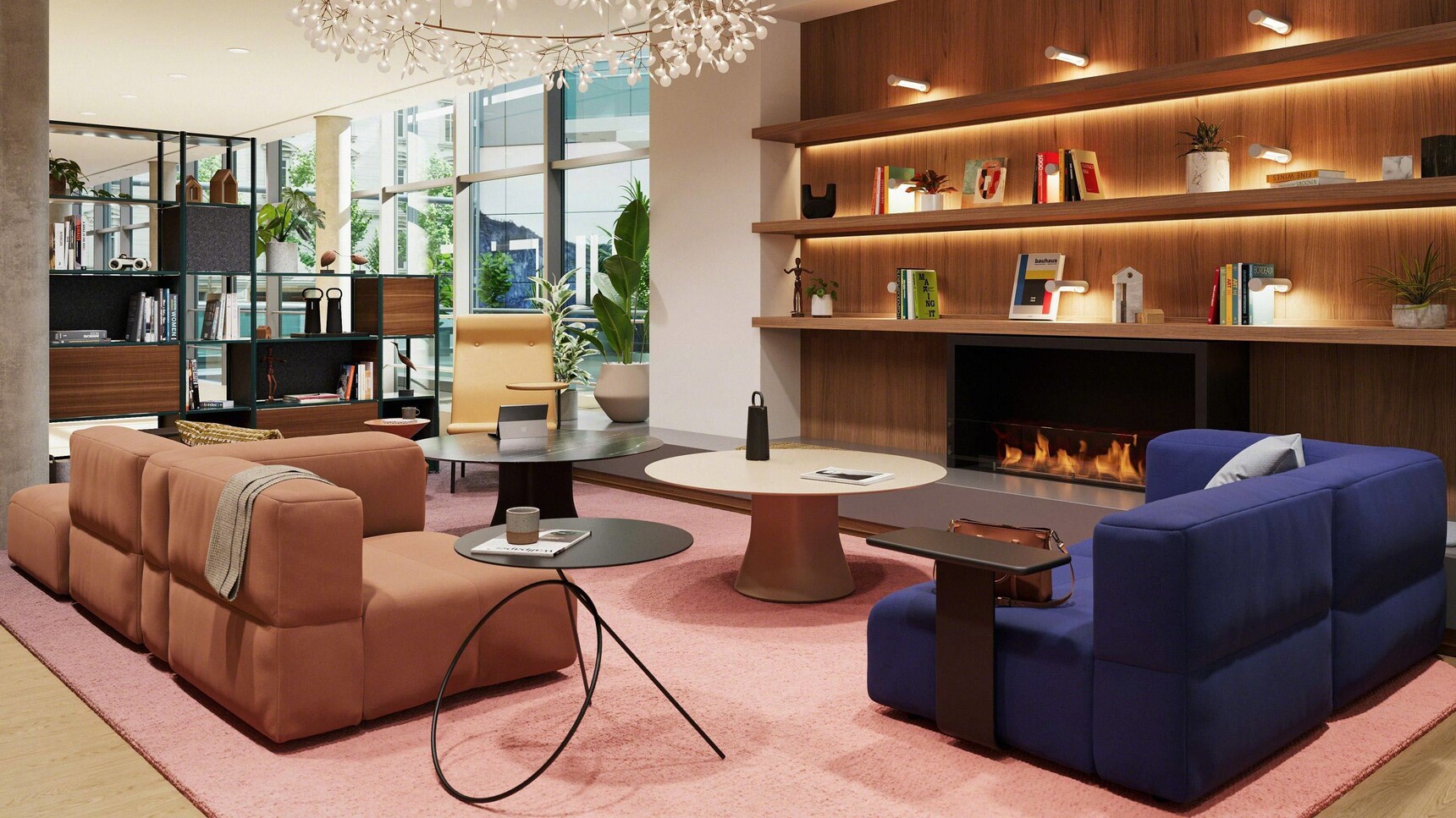 Viccarbe Savina Modular Sofas In Office Setting