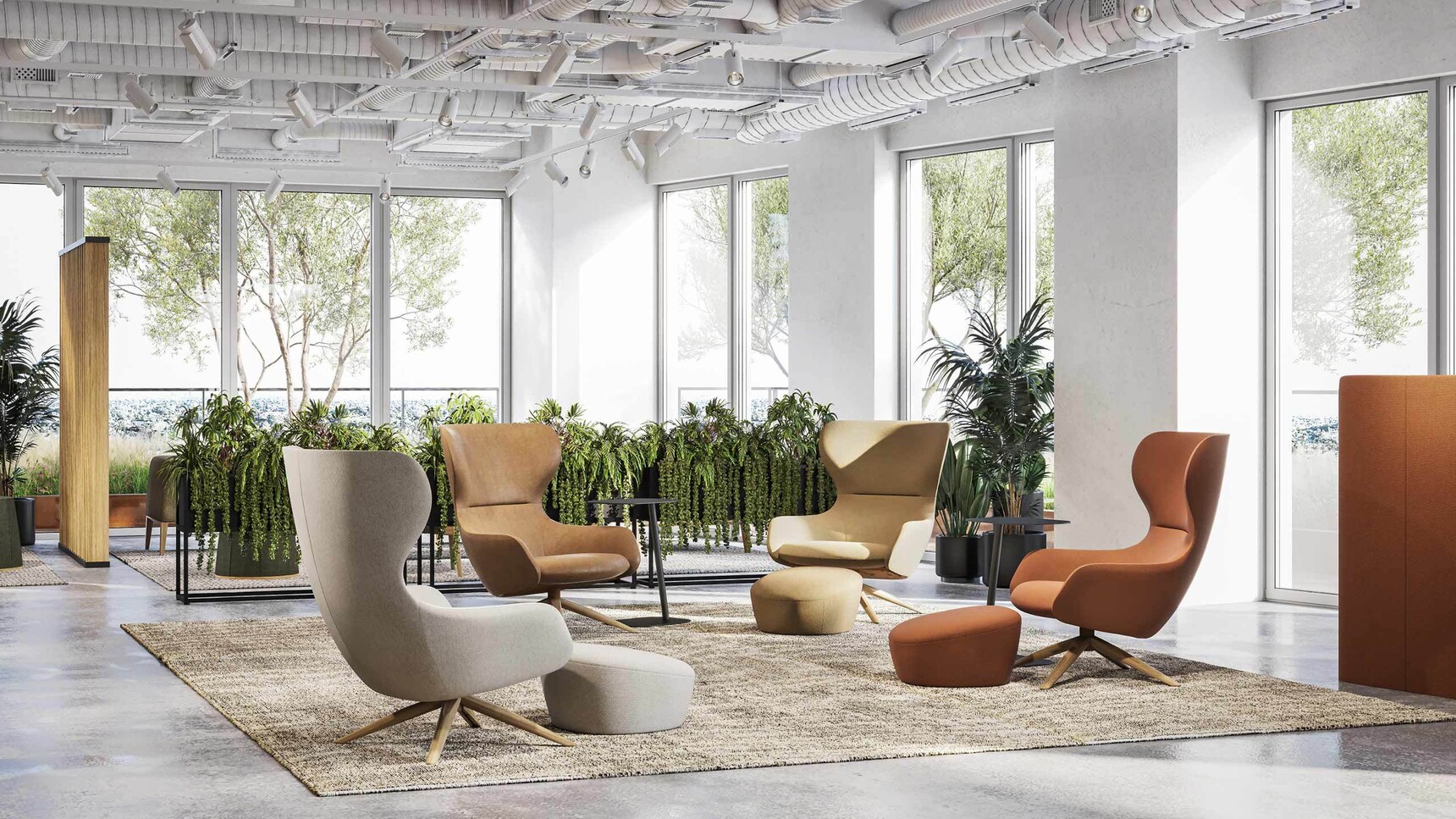 Boss Design Lina Laptop Table In Office Setting