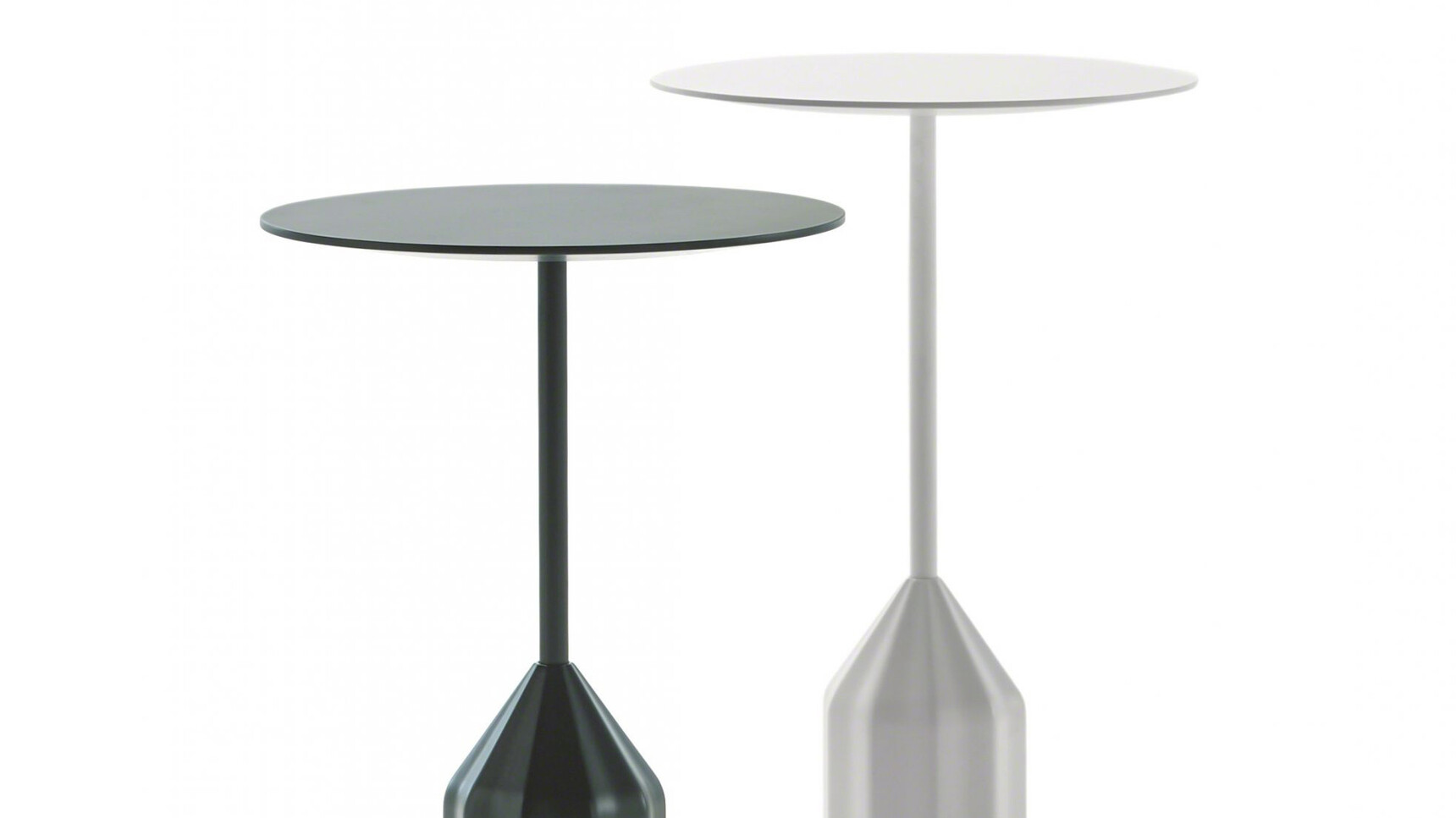 Viccarbe Burin Circular Poseur Height Tables Family Image