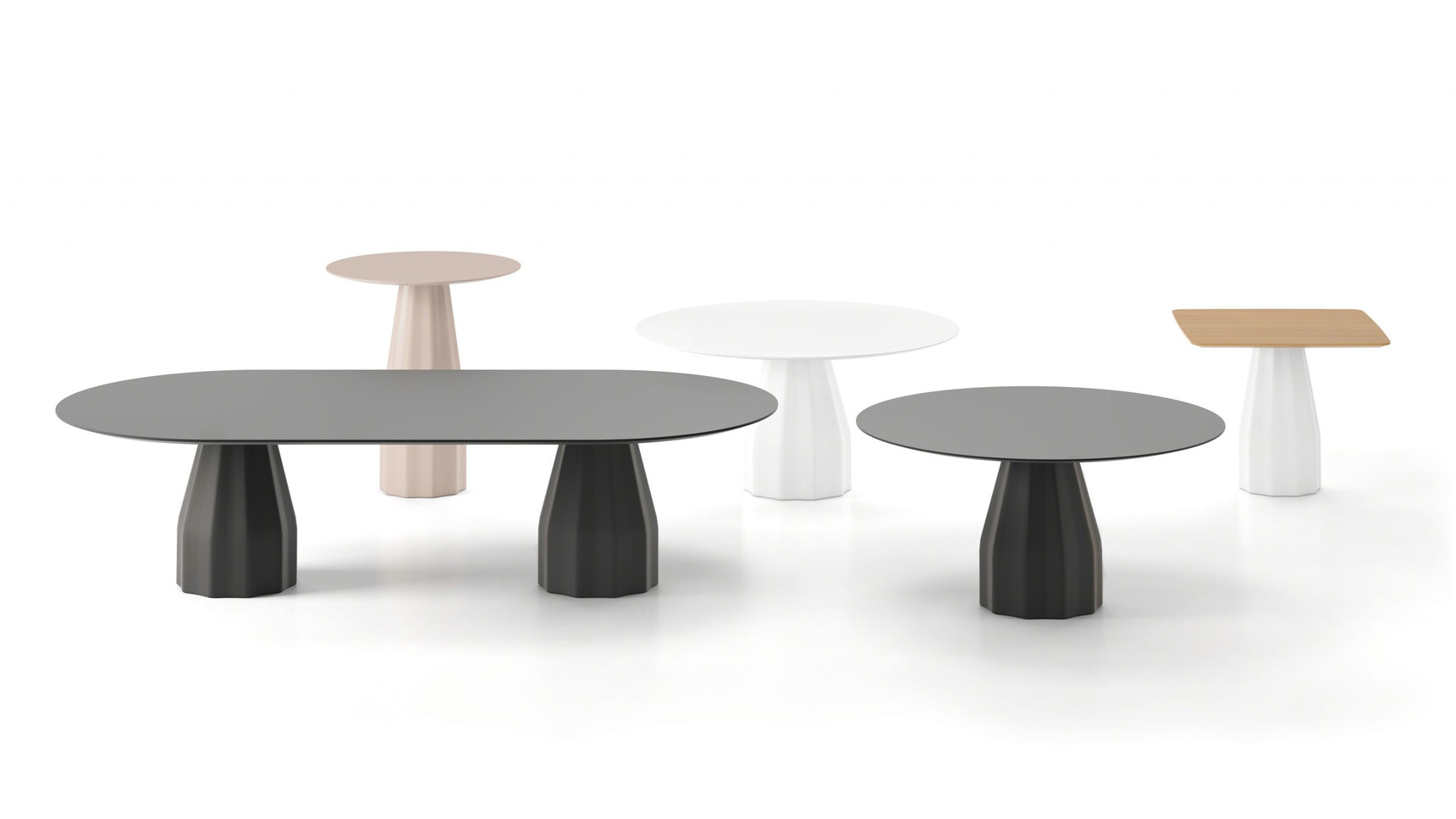 Viccarbe Burin Conference Table Group Family Image