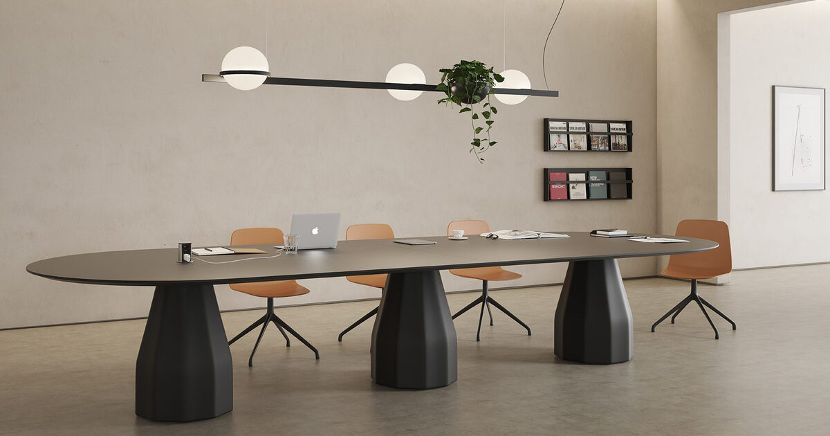 ひでお様限定！【Viccarbe】BURIN TABLE ブラック120Φ Viccarbe Burin table, 120 cm, black - lacquered black