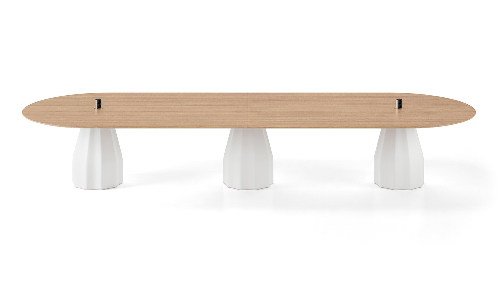 Viccarbe Burin Conference Table White Base Family Image
