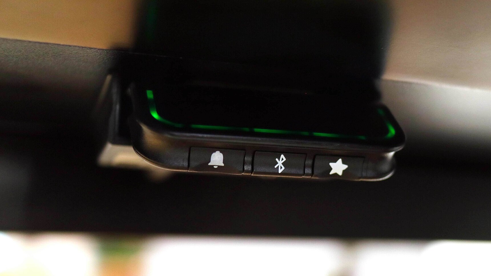 Workbench Pogo Shaped Rise and Fall AV Table Detail Image Of Switch