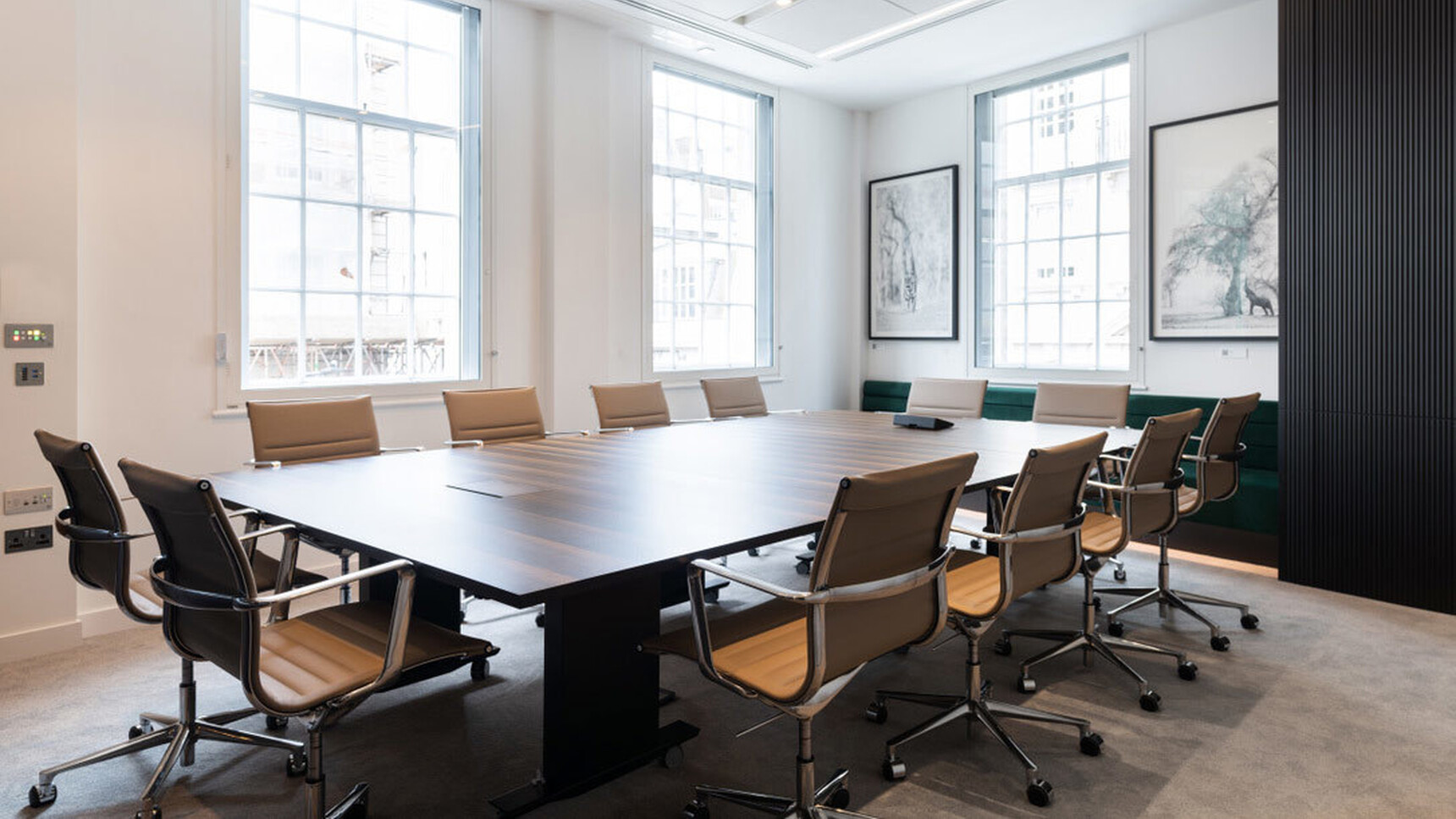 Workbench Sutton Flip Top Table In Office Setting