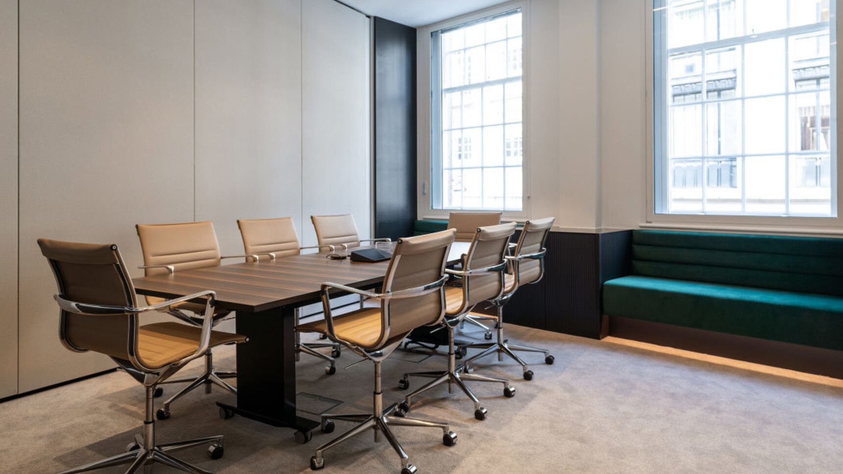 Workbench Sutton Flip Top Table In Office Environment