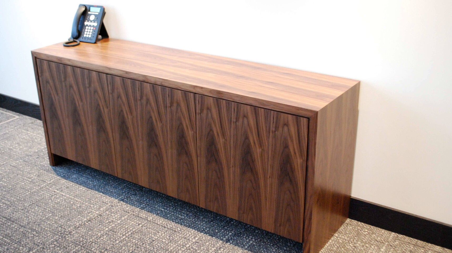 Workbench Loop Credenza Walnut Family Image