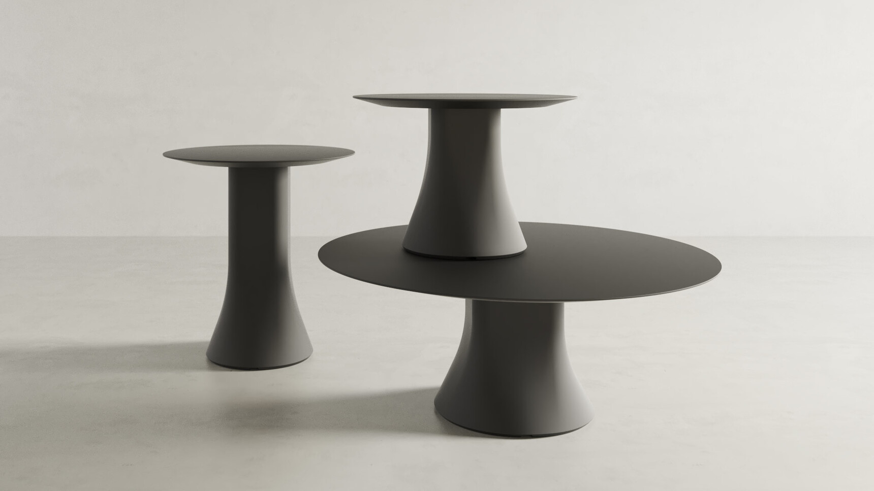 Viccarbe Cambio Circular Tables Group Image