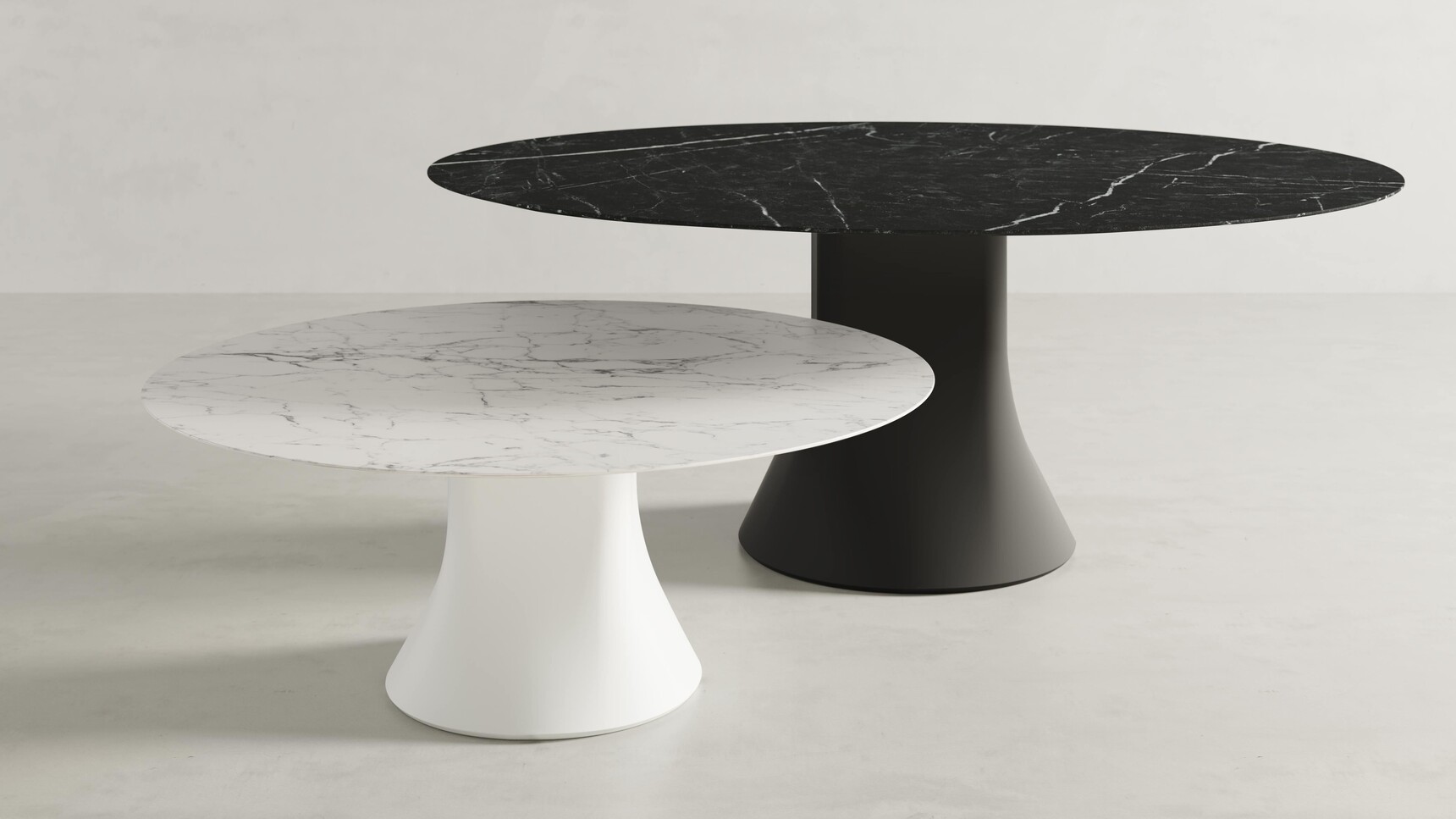 Viccarbe Cambio Circular Meeting Table With Low Table Family Image