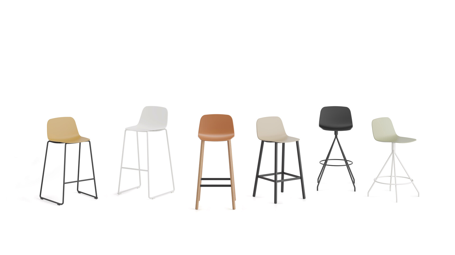 Viccarbe Maarten Stools Group Image