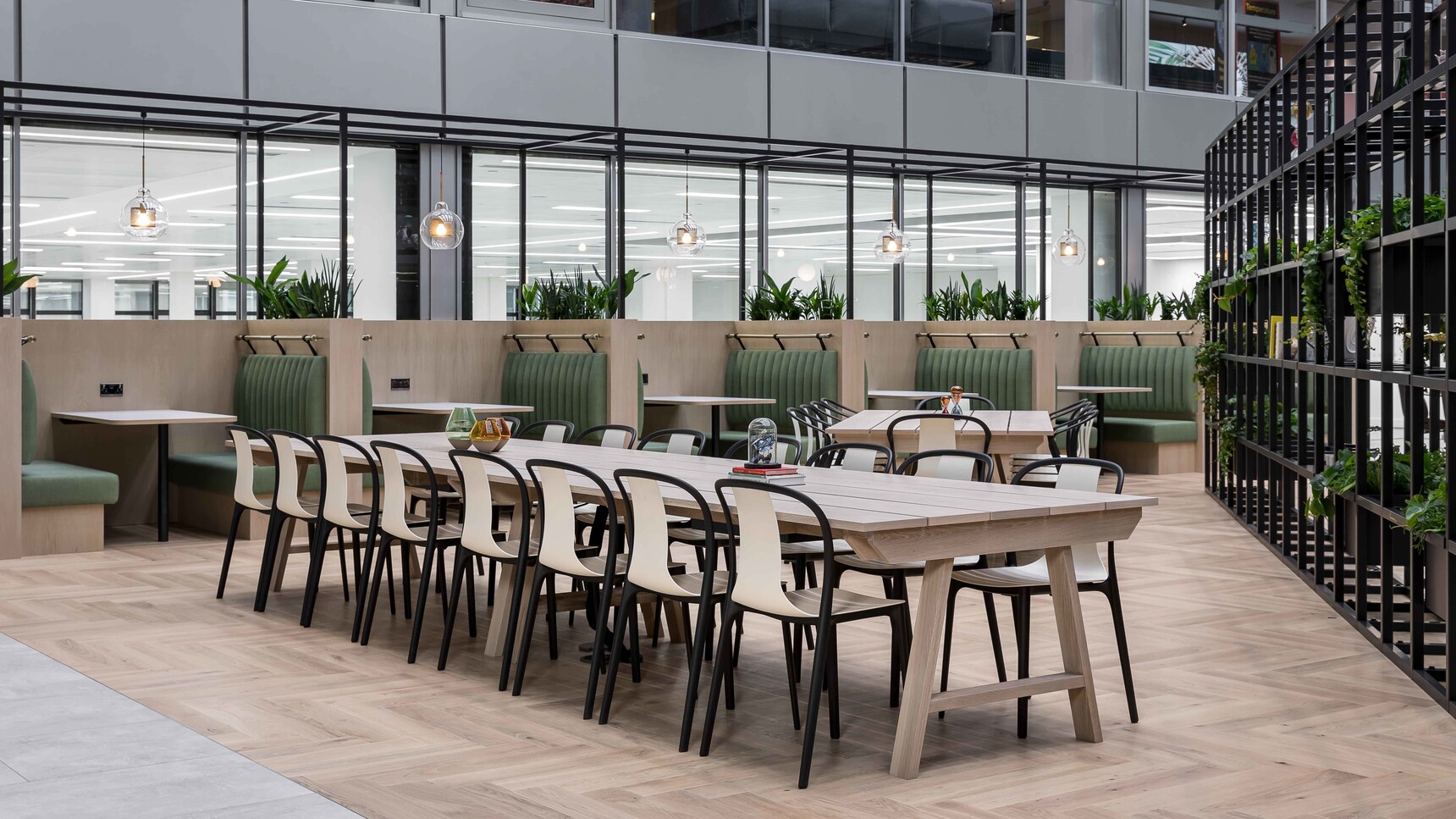 Workbench Whitchurch Rectangular Oak In Office Environment