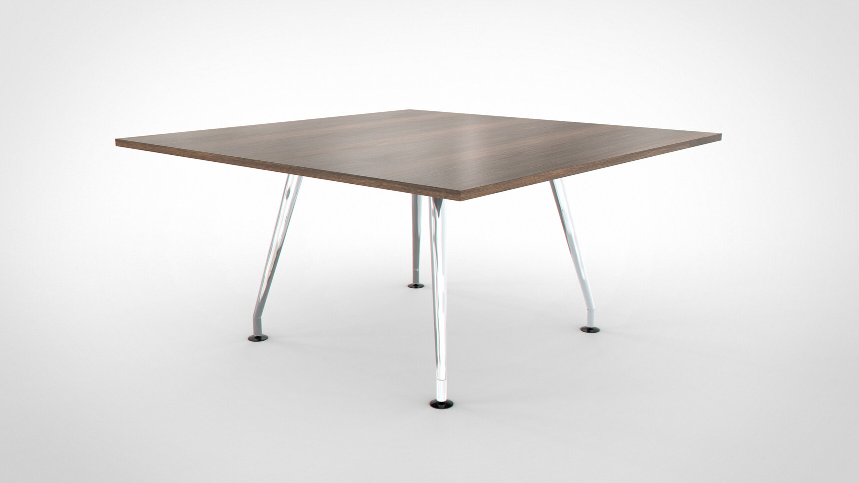 Workbench Eve Square Meeting Table Polished Legs Family Image