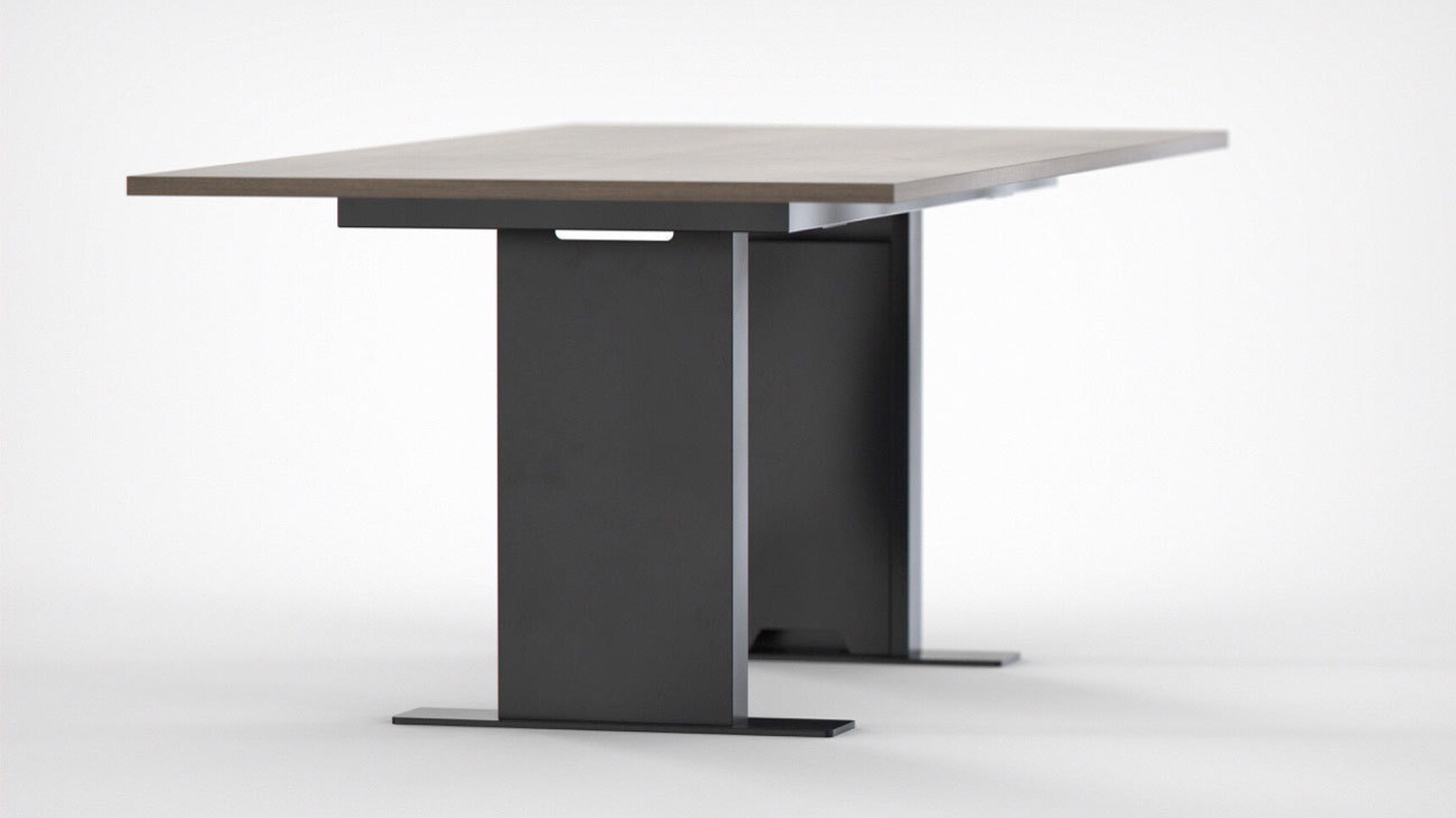 Workbench Sutton Flip Top Table Wood Top Black Base Finish Family Image