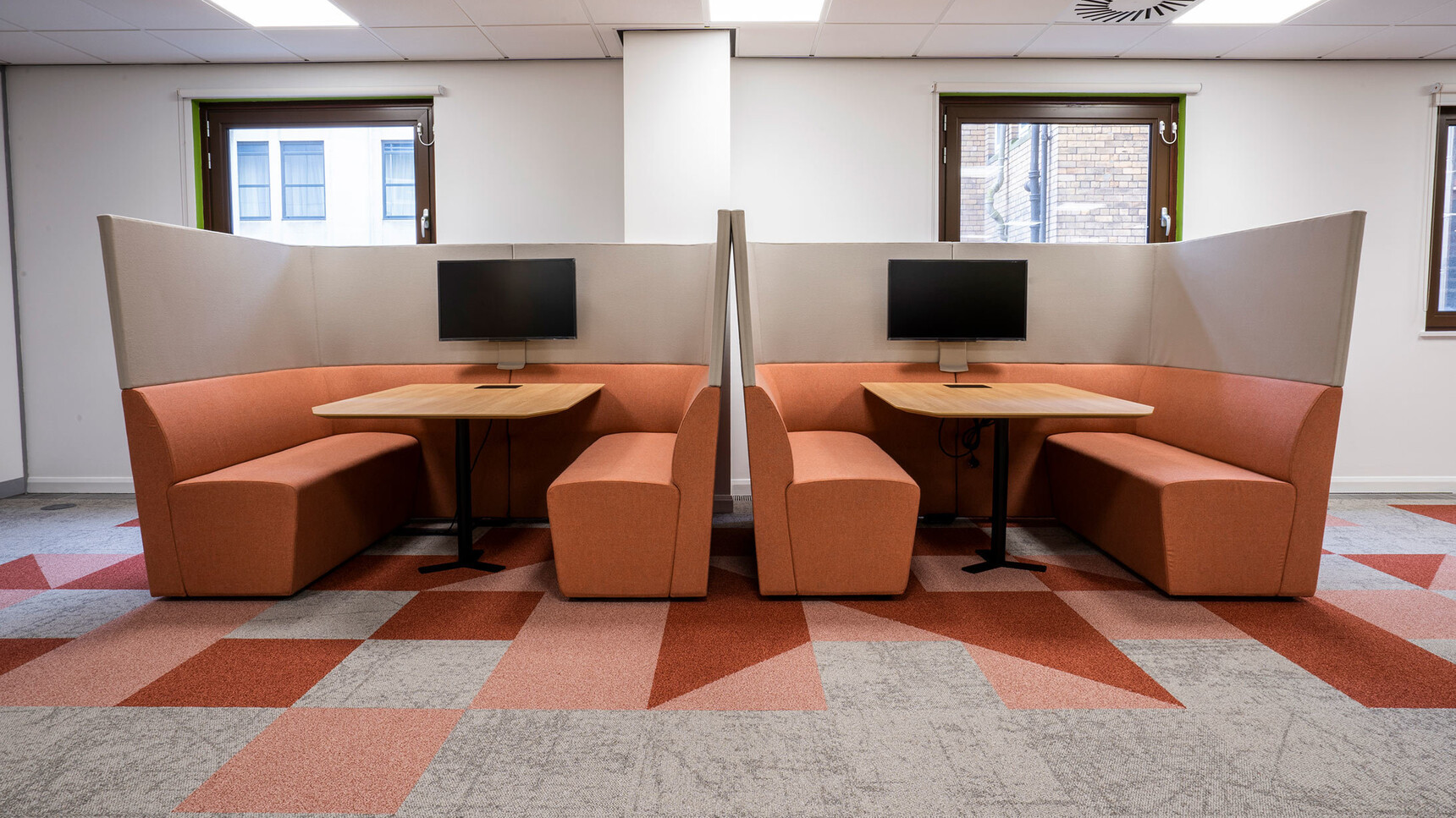 Orangebox Away From The Desk Media Den In Office Environment