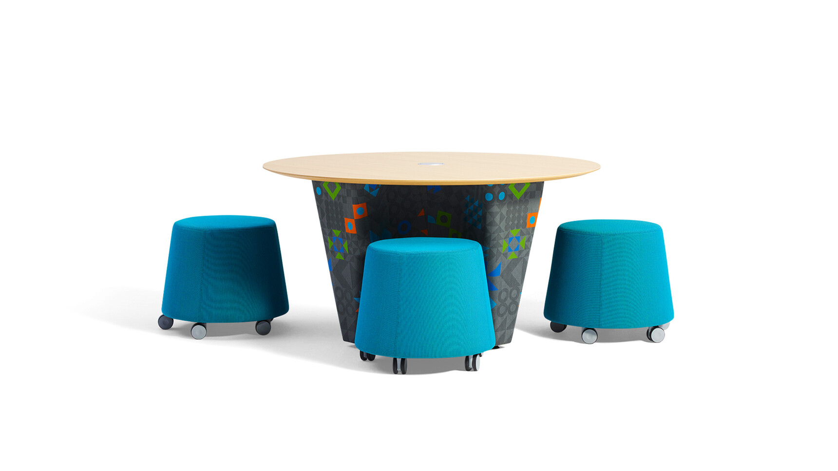 Orangebox Away From The Desk Huddle Meeting Table Family Image