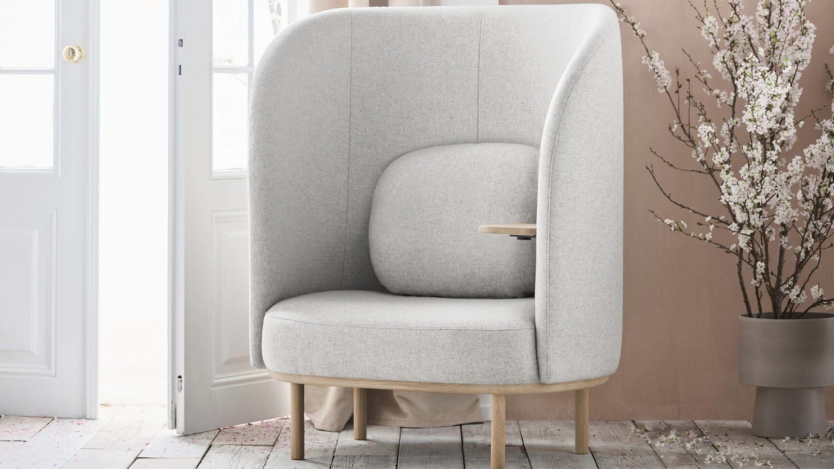 Bolia Fuuga Nesting Armchair In Lounge Setting