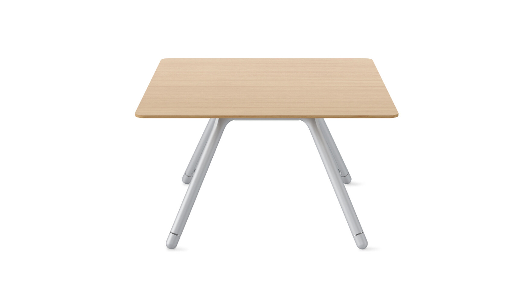 Coalesse Potrero415 Square Meeting Table Wood Top Silver Legs Family Image