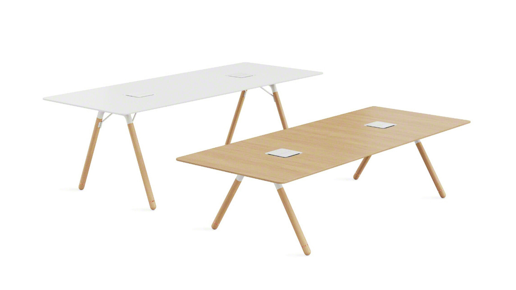 Coalesse Potrero415 Rectangular Meeting Table With Poseur Height Table Family Image