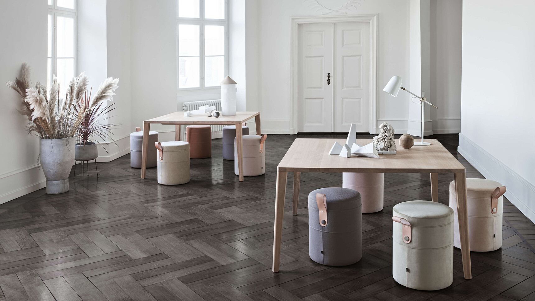 Bolia Grab Pouffes Small In Office Setting