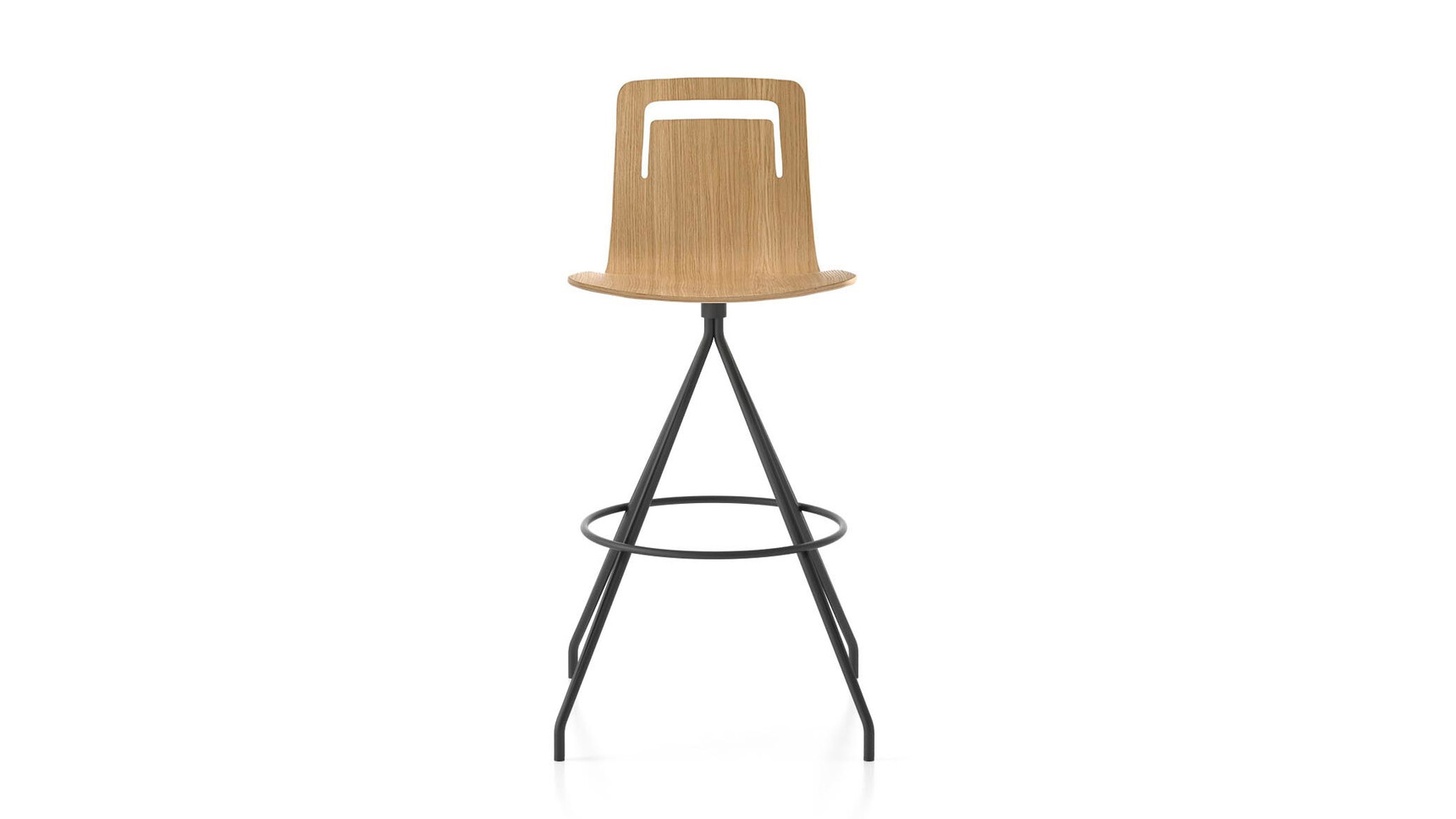 Viccarbe Klip Bar Stool With Handle
