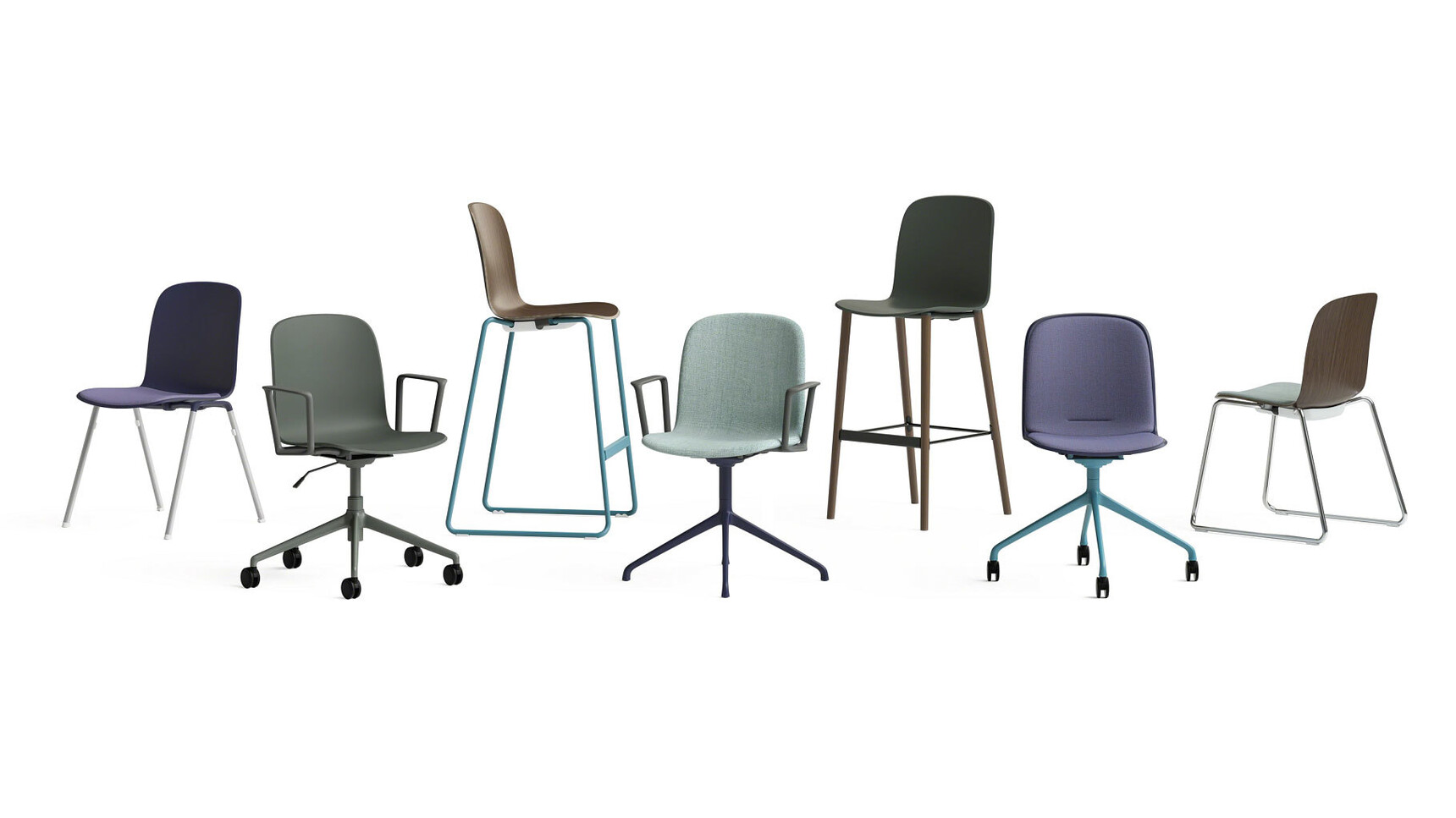 Steelcase Group Image On White Background