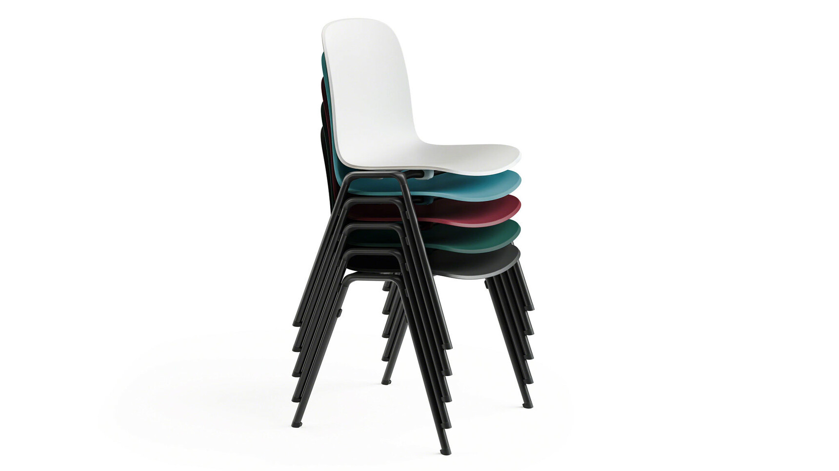 Steelcase Cavatina Meeting Chairs Stacked Four Leg Family Image