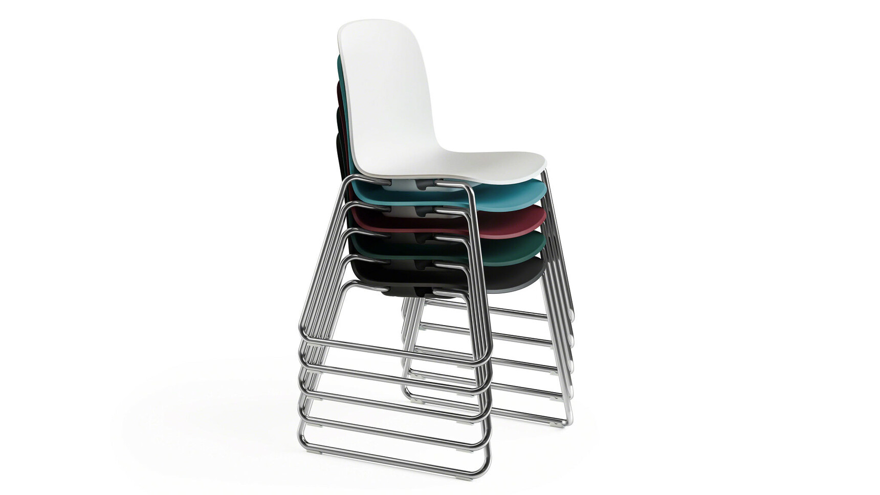 Steelcase Cavatina Meeting Chairs Sled Base Stacked Family Image