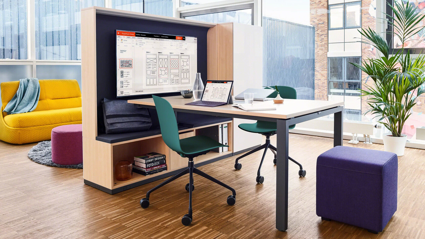 Steelcase Cavatina Meeting Chairs With Castors Family Image