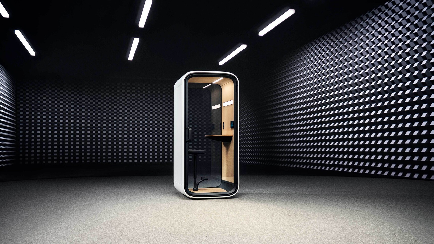 Framery One Compact Meeting Pod White Finish Family Image