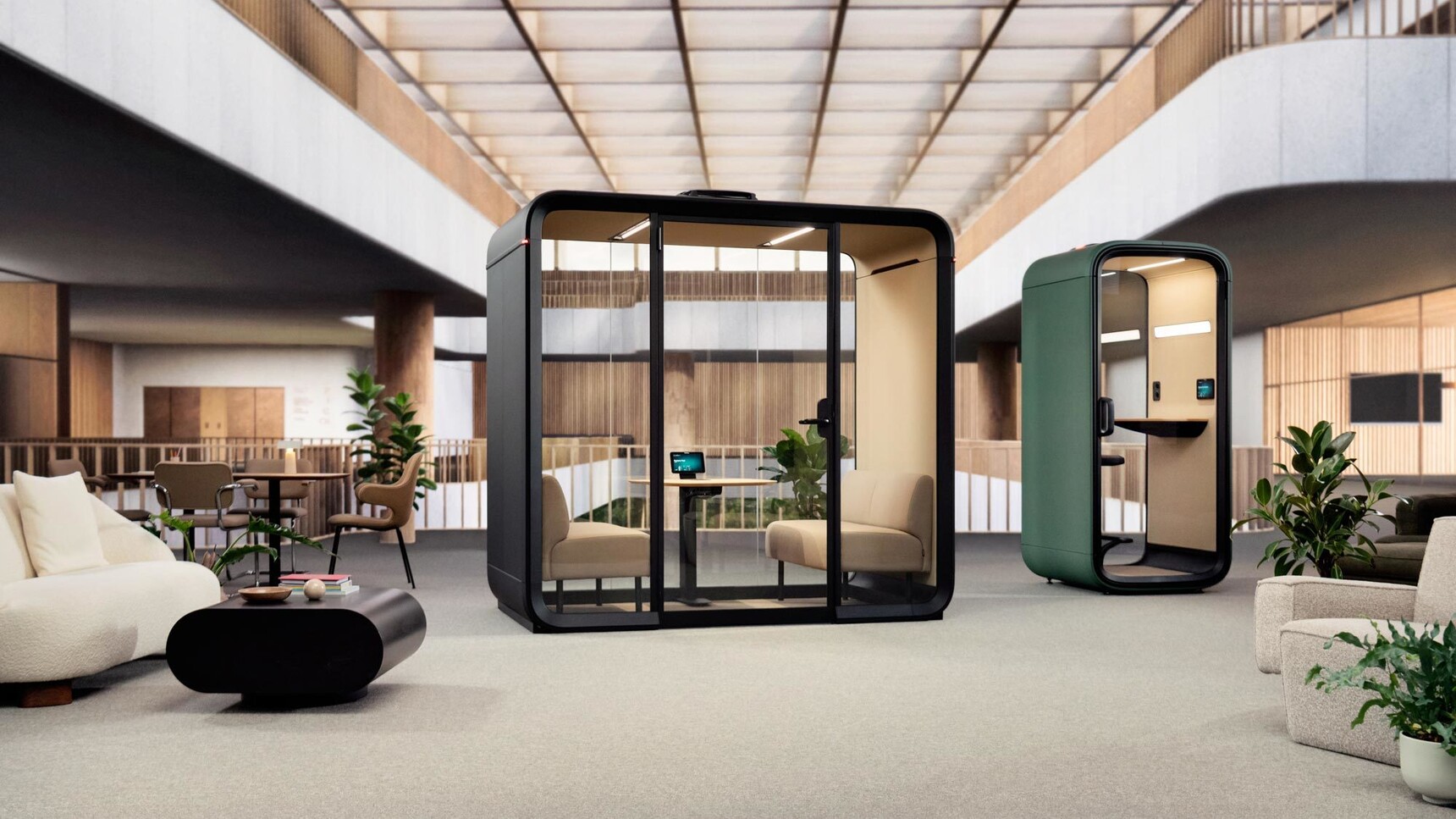 Framery Four And One Compact In Office Setting