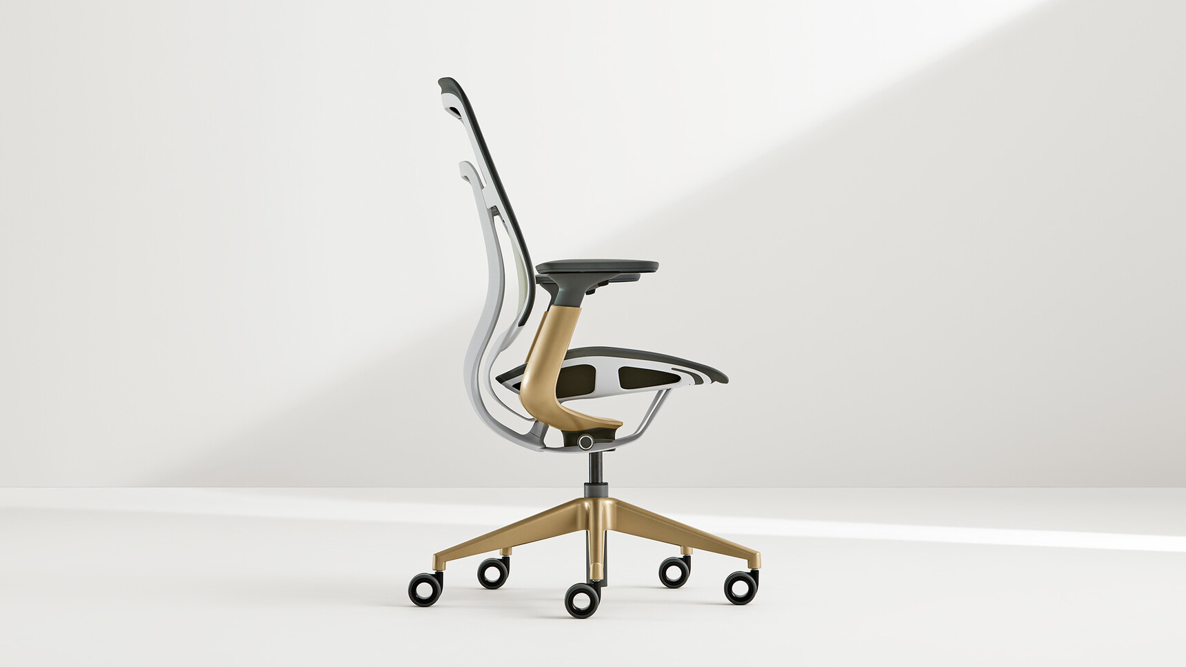Steelcase Karman Office Chair Lux Finish Matte Brass Finish Family Image