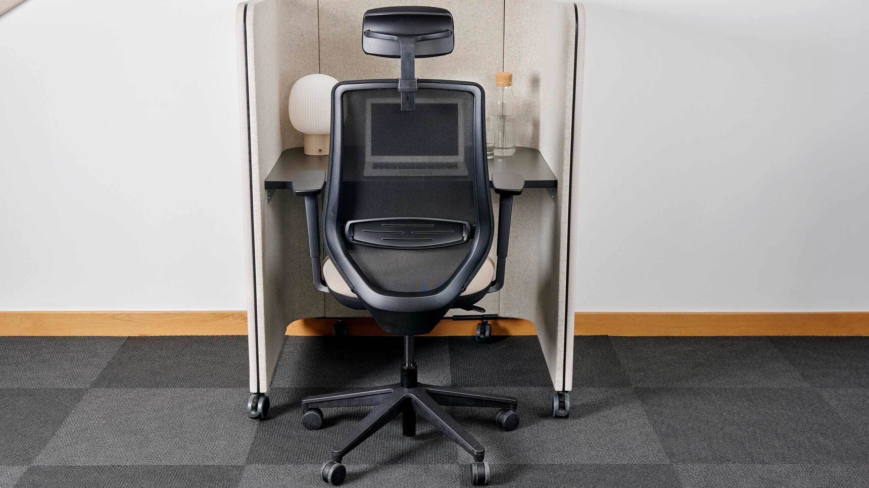 Ocee Four Design Emi Mesh Back Office Chair At Desk With Headrest Back Angle Black Mesh.jpg