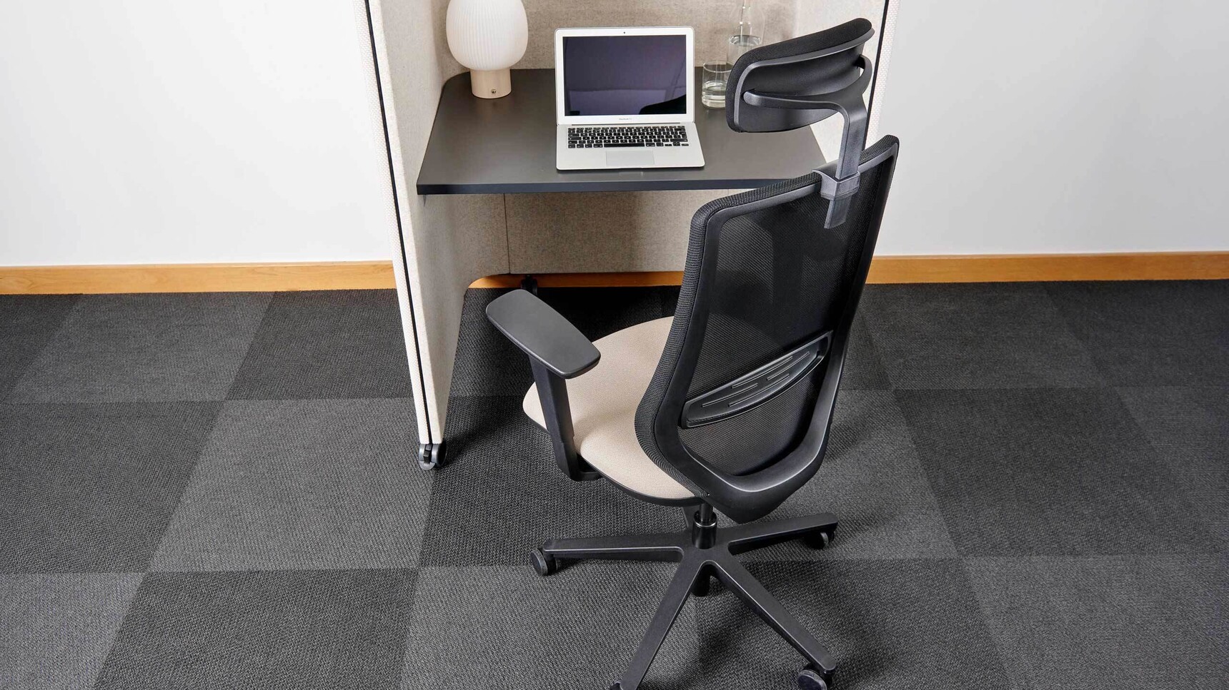 Ocee Four Design Emi Mesh Back Office Chair At Desk With Headrest Back Angle.jpg