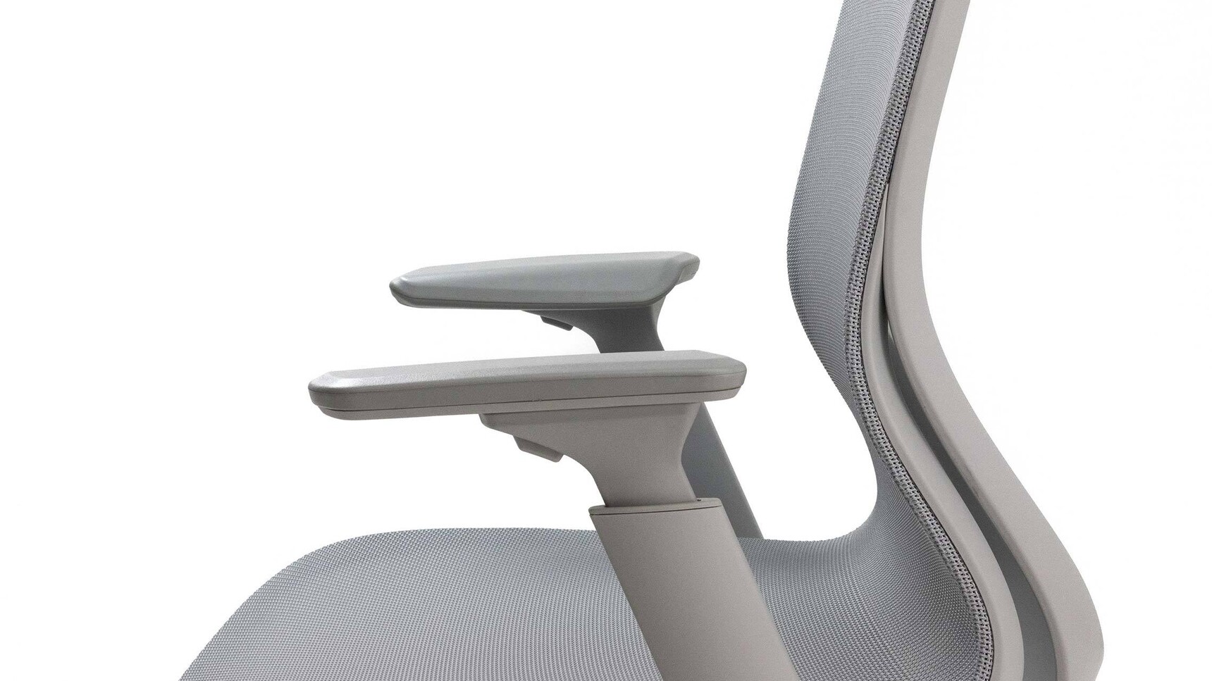 Haiken Hunt Mesh Back Office Chair Grey Finish Detail Image