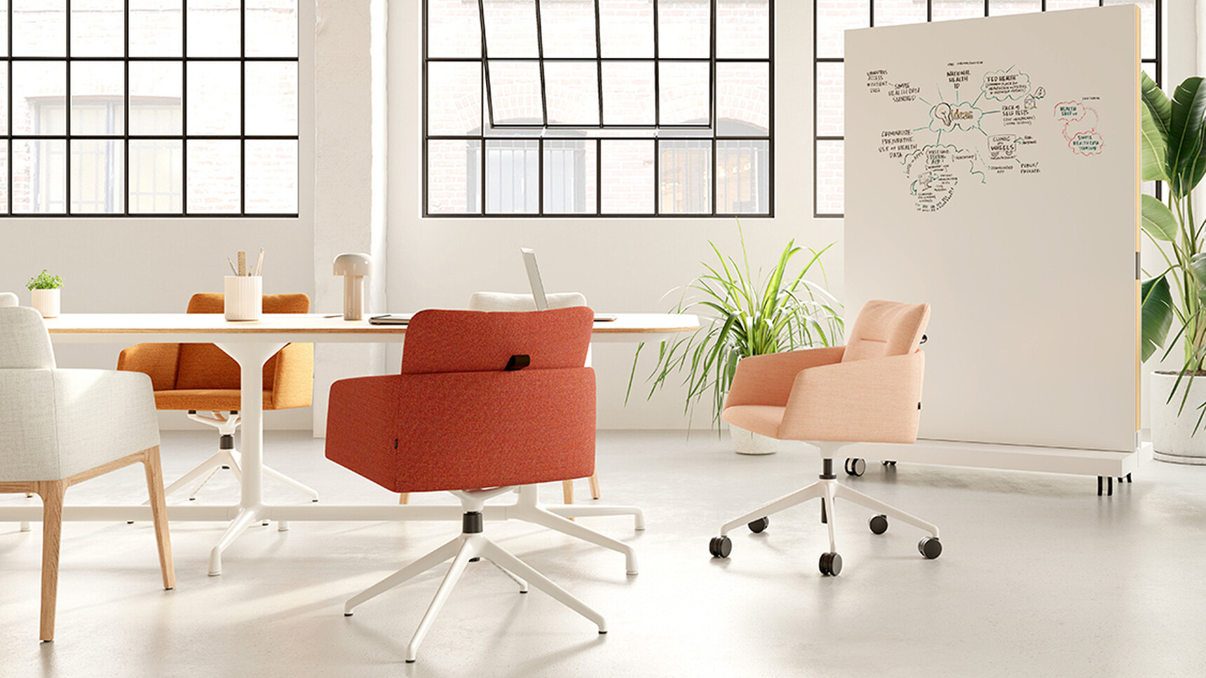 Various Marien152 At Table In Office Setting