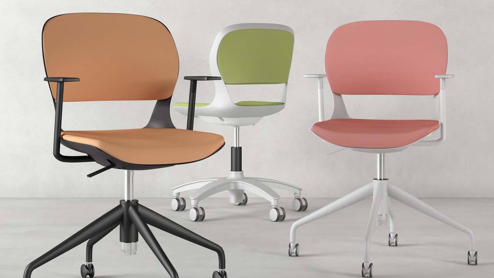 Elite Office Furniture Three Ace Meeting Chairs Family Image