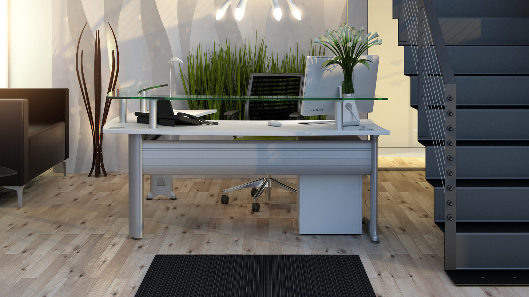Elite Office Furniture Kassini Reception Desk At Reception
